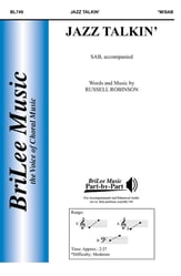 Jazz Talkin' SAB choral sheet music cover